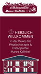 Mobile Screenshot of physiotherapie-in-panketal.de